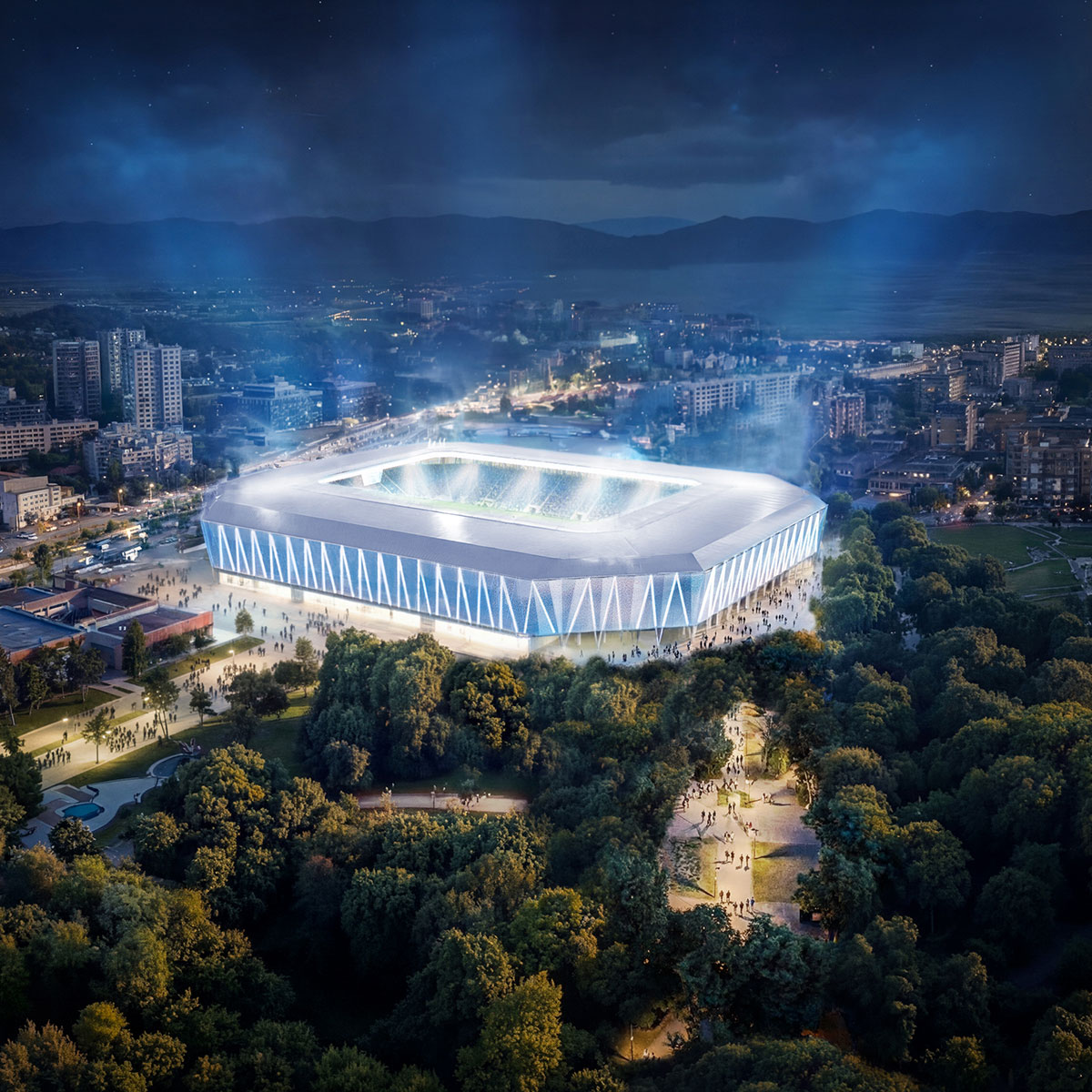 стадион Георги Аспарухов ИПА Архитекти