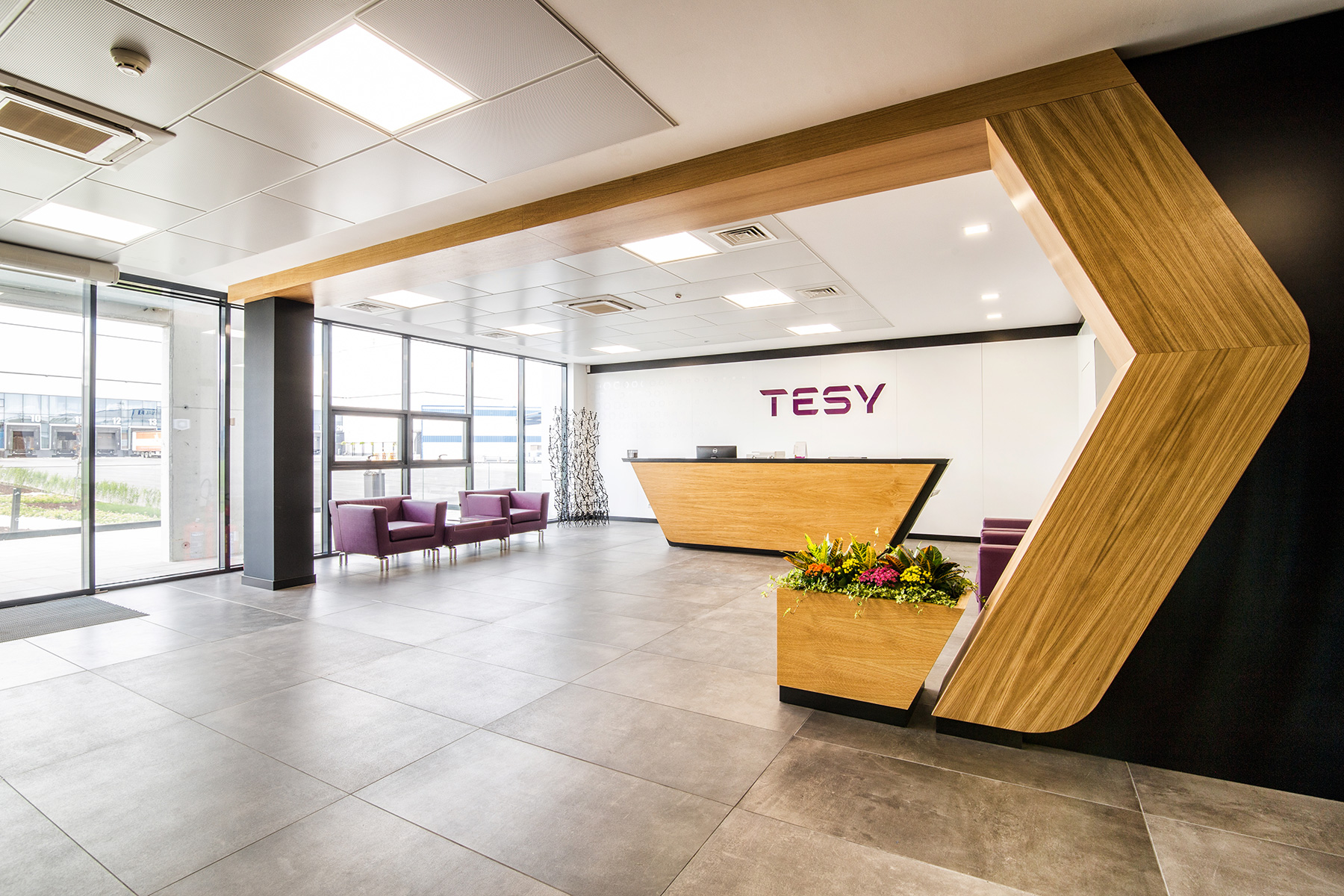 TESY Office Area Interior Shumen