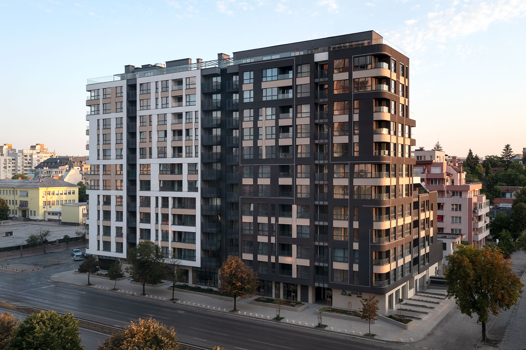 Amur Homes residential complex in Sofia by IPA - Architecture and more
