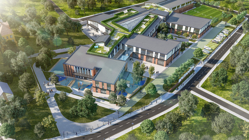 Парк Училище Британика ИПА Архитекти София