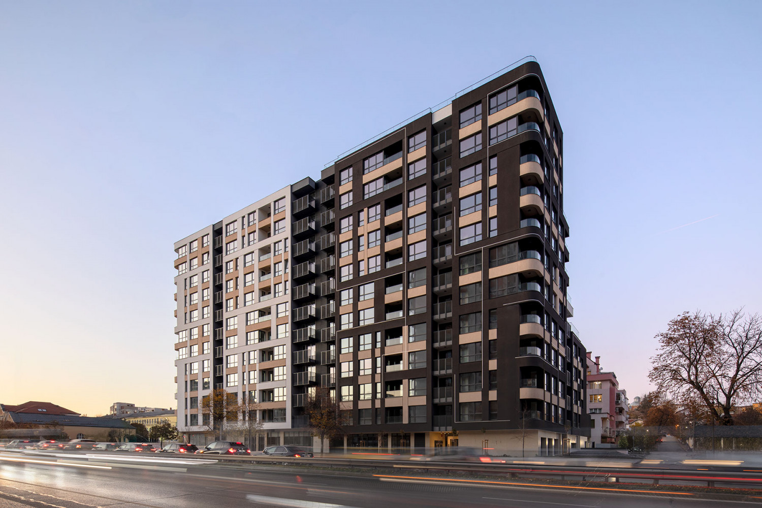 Amur Homes residential building in Banishora, Sofia