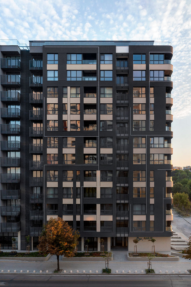 Amur Homes contemporary residential architecture in Sofia