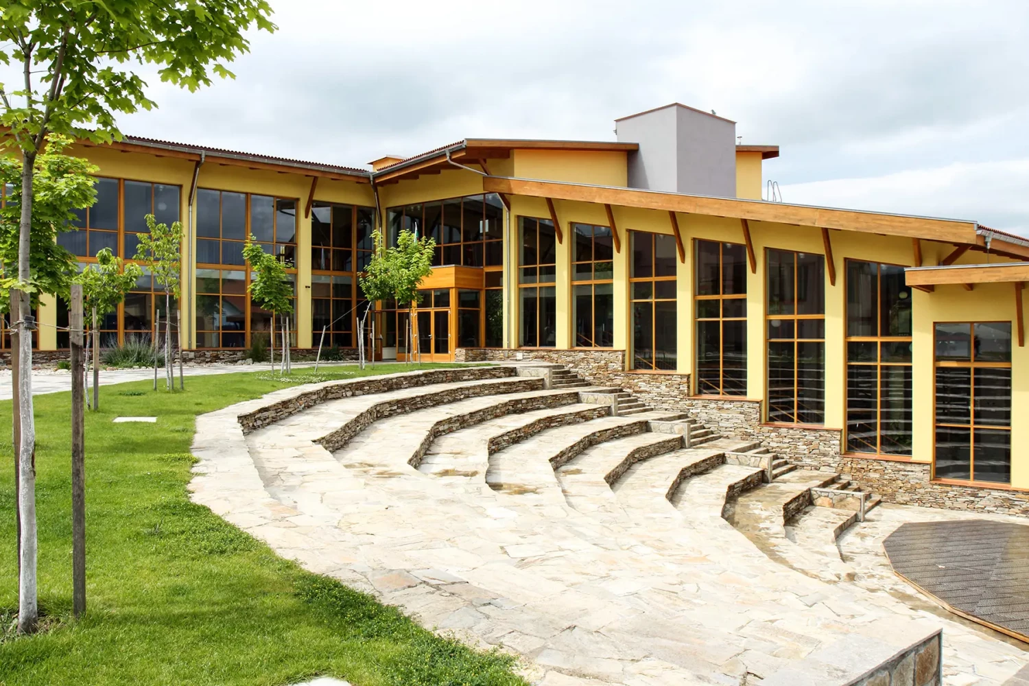 Educational building with natural light and sustainable design in Sofia