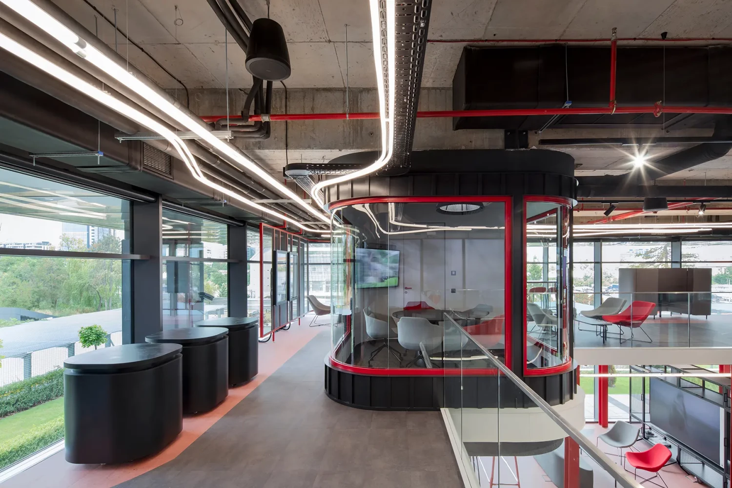 Високотехнологичен интериор на Bosch Living Lab от ИПА Архитекти