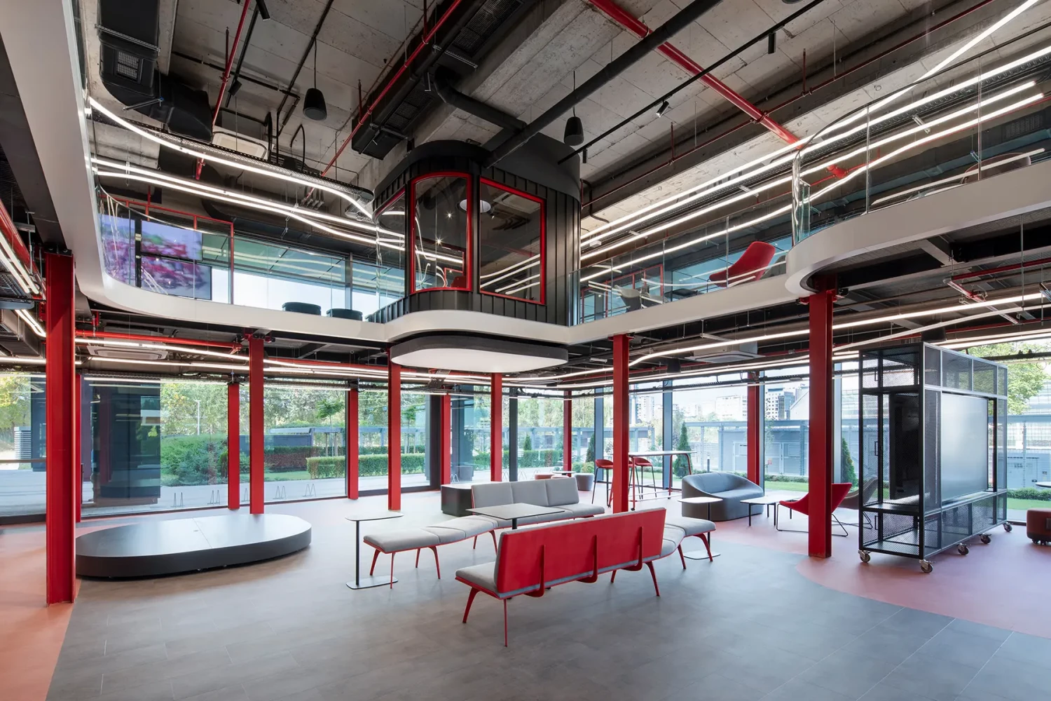 Интериорен дизайн на Living Lab за Bosch в Synergy Tower