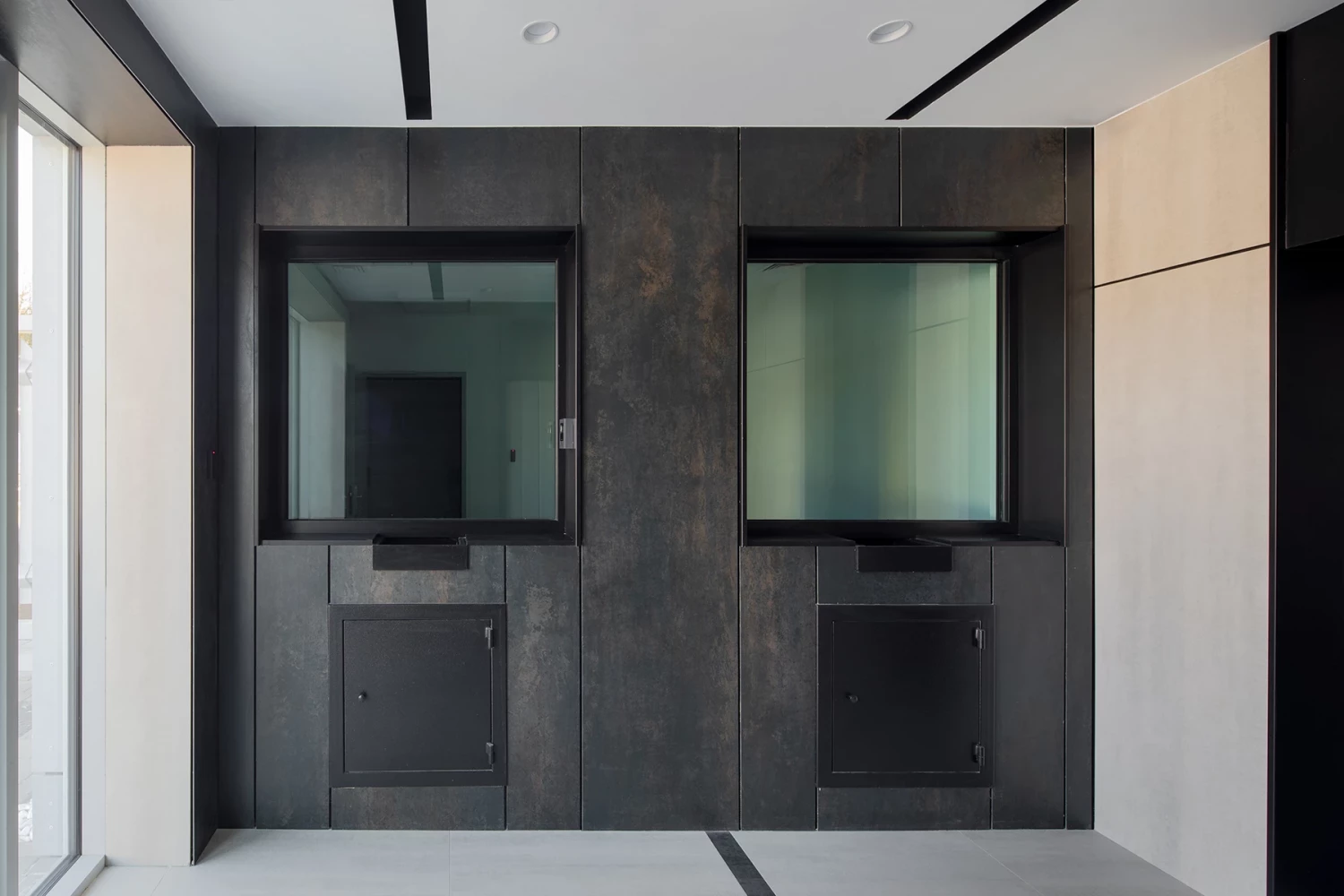 Security doors in the specialized area of the CSC administrative building