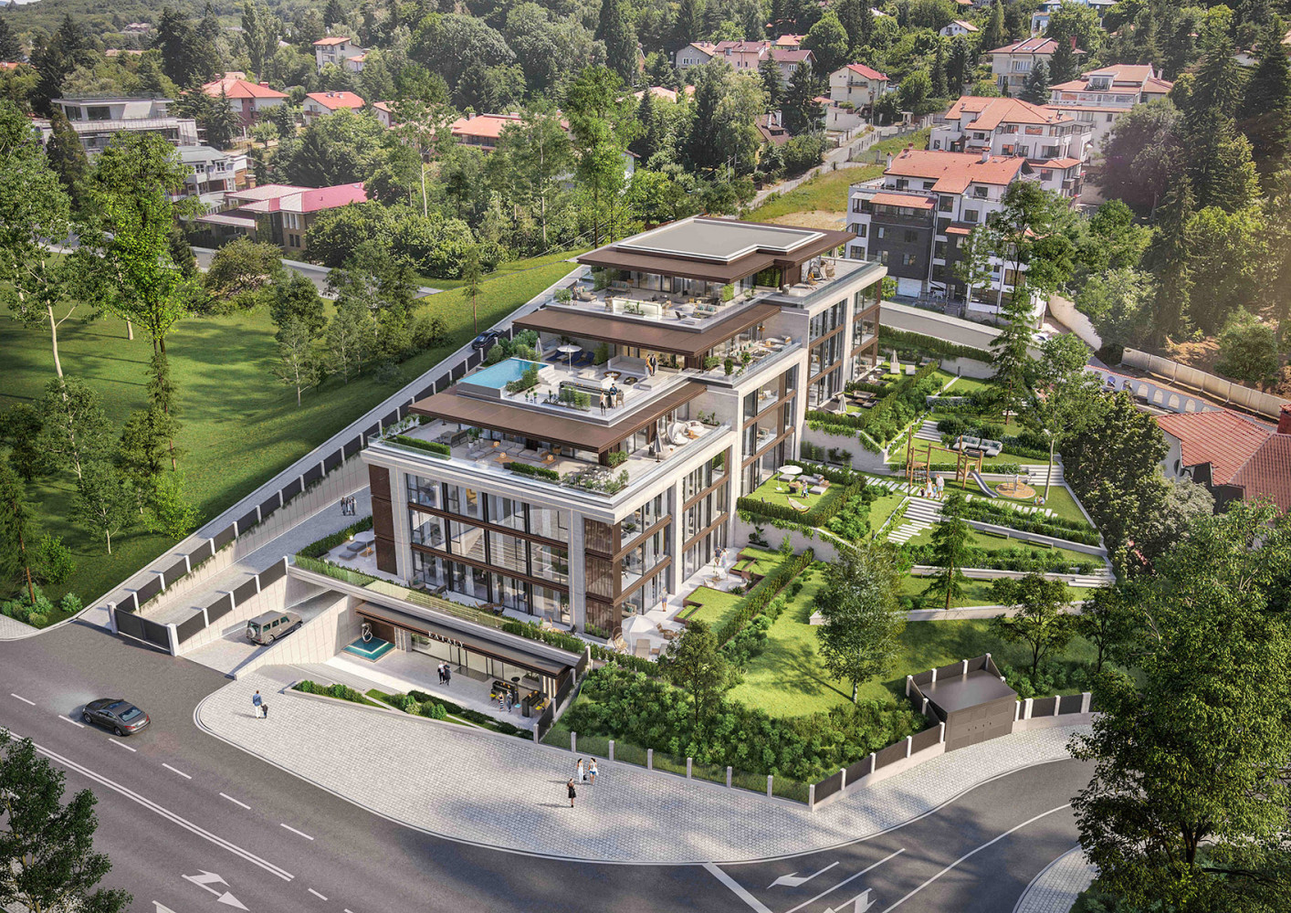 ИПА архитекти M Residence жилищна сграда