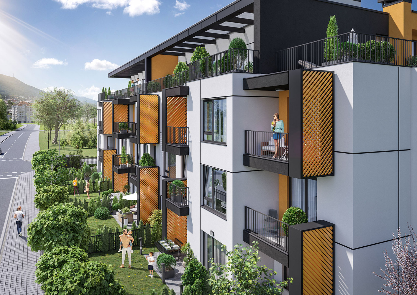 Malina Garden жилищна сграда ИПА Архитекти София