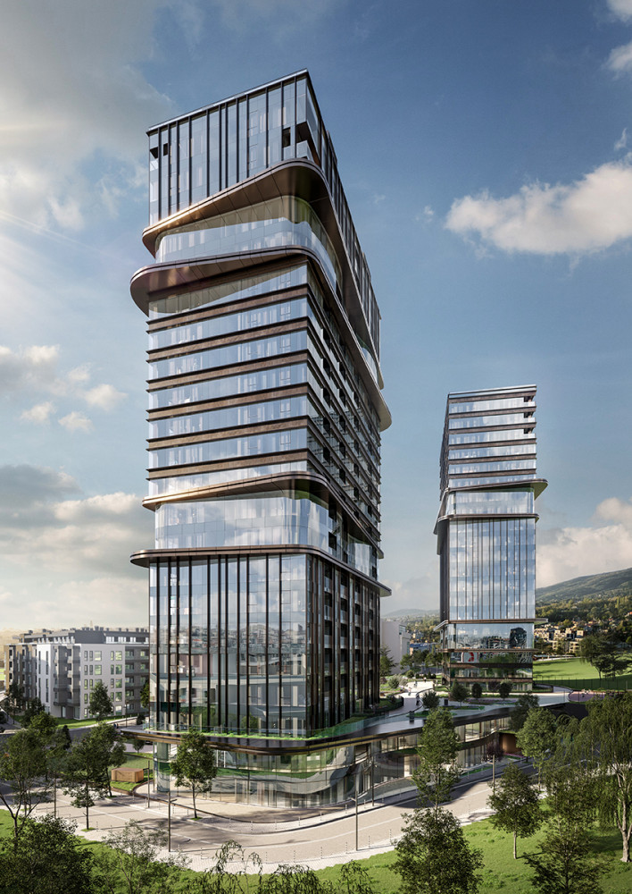Sky Towers by Amur Residential Complex IPA - Architecture and more Sofia