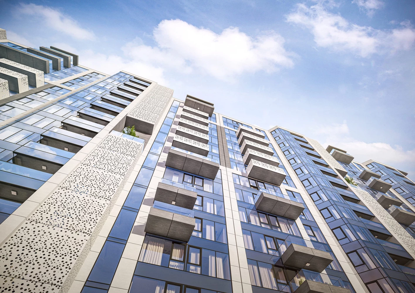 Архитектурна визуализация на Teatralna Park Residence по проект на ИПА Архитекти