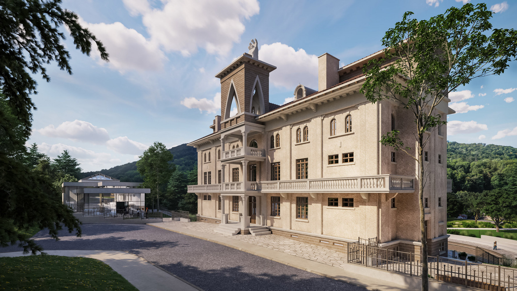 Historic Villa Eforia and its surrounding park in Gabrovo IPA - Architecture and more
