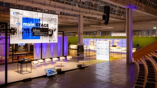Main stage at SHARE Architecture Awards 2025 in Dornbirn, Austria