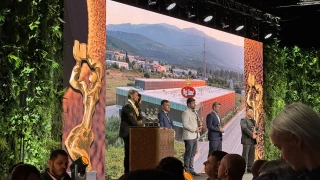 Special Award presentation for the BG Line logistics base