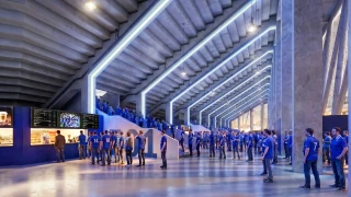 Visualisations of the new Georgi Asparuhov Stadium shown at the PFC Levski and IPA press conference