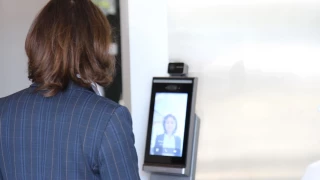 Contactless facial recognition terminal for access control